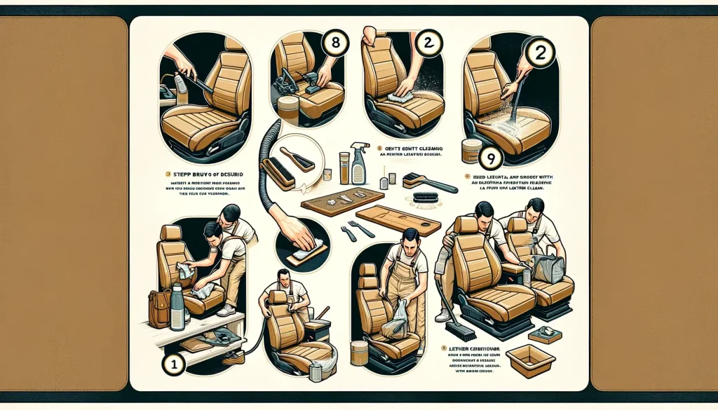 Proper care and maintenance routine for leather seats