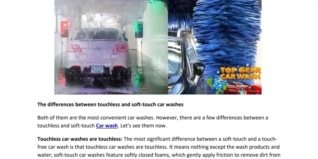 WHAT IS THE DIFFERENCE BETWEEN TOUCHLESS AND TOUCH CAR WASH?