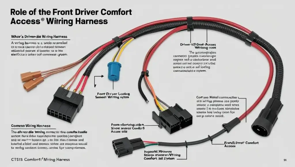 Role of the Front Driver Comfort Access Wiring Harness