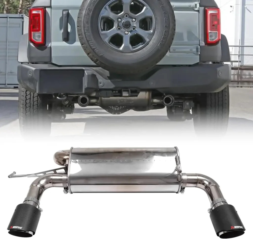 Broaddict Performance Exhaust System Fit for Ford Bronco 2021-2024 Stainless Steel, Black 2-Pipes