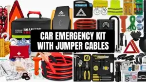 Car Emergency Kit with Jumper Cables