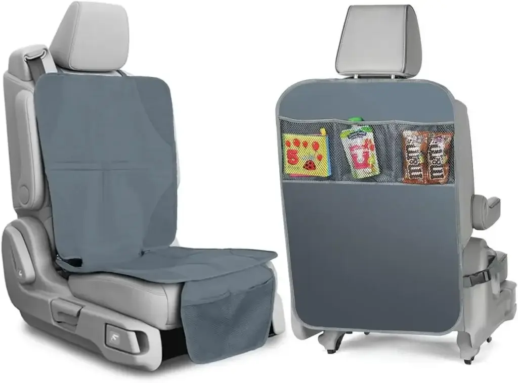 Lebogner Car Seat Protector + Kick Mat