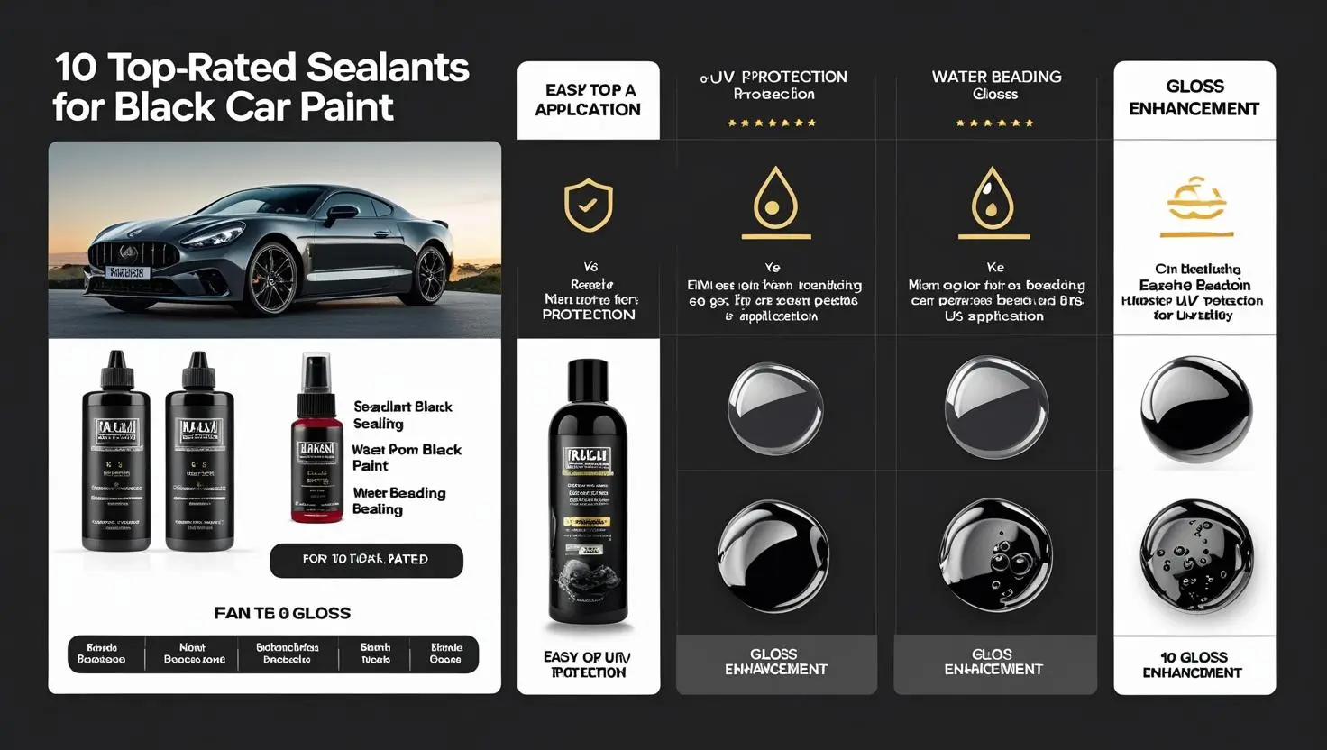 10 Best Sealant for Black Cars