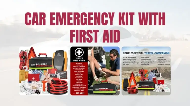 Car Emergency Kit with First Aid