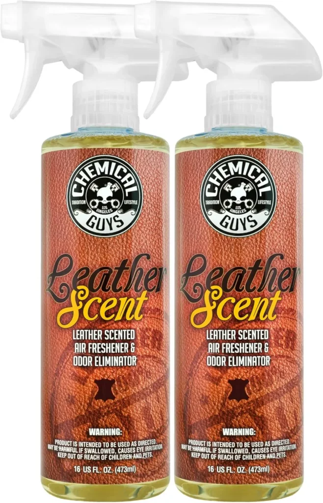 Chemical Guys Leather Scent Premium Air Freshener & Odor Eliminator