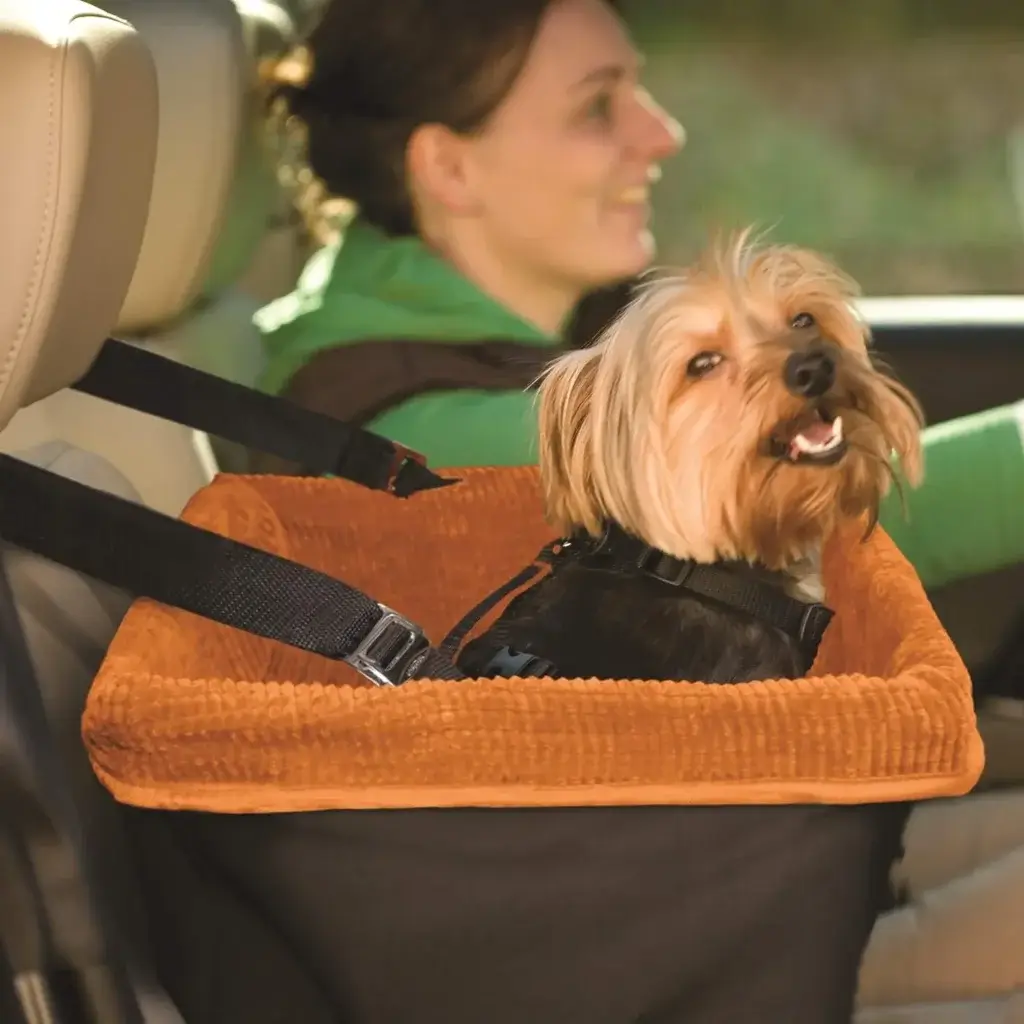 Kurgo Dog Booster Seats for Cars - Pet Car Seats for Small Dogs and Puppies Weighing Under 30 lbs