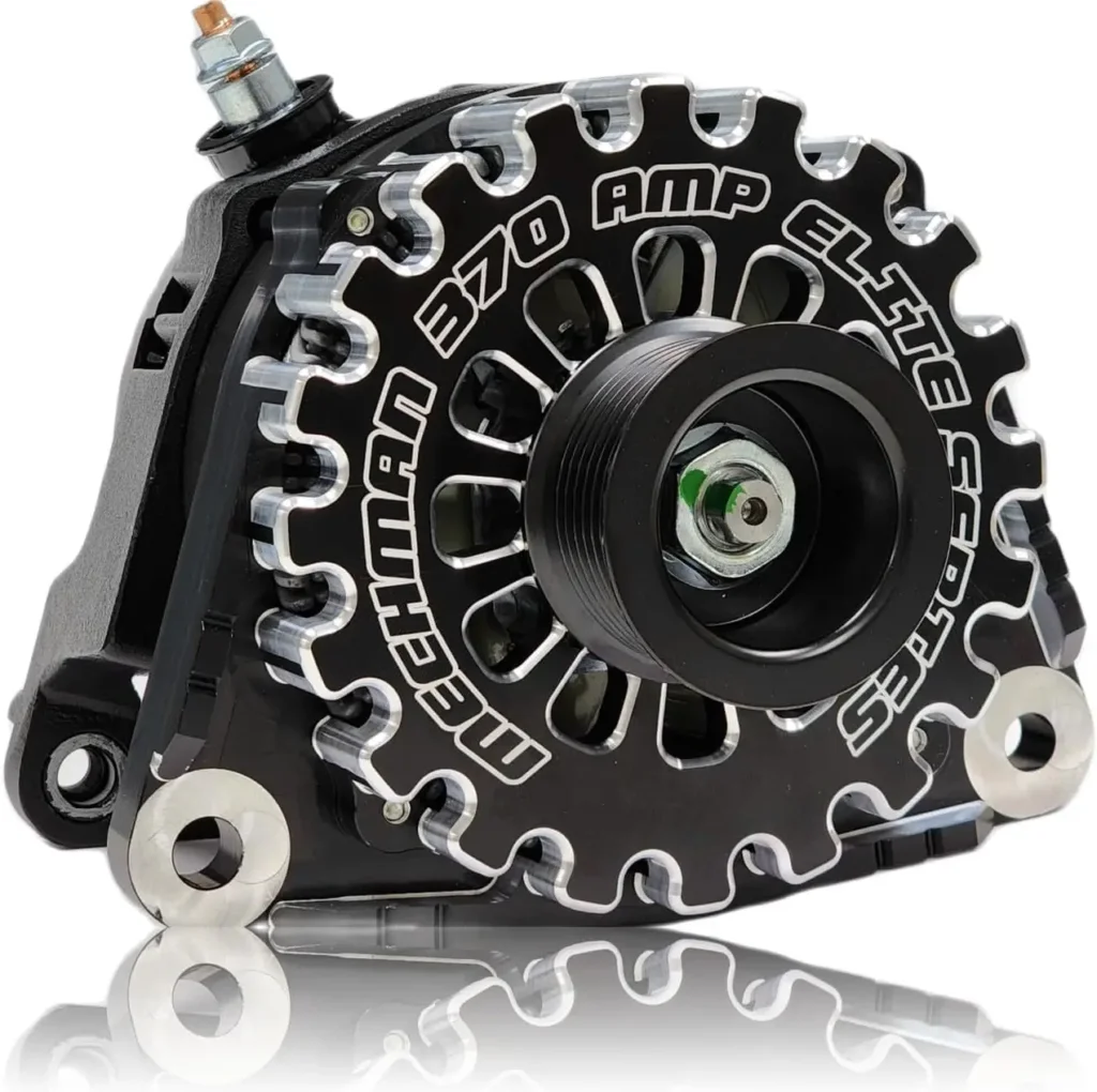 Mechman 370 Amp Billet Alternator for Dodge Ram