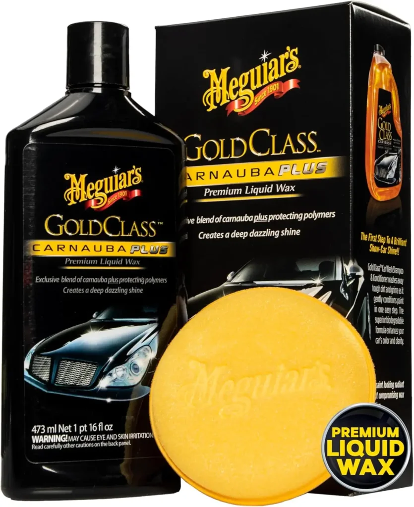 Meguiar's Gold Class Carnauba Plus Premium Liquid Wax Kit