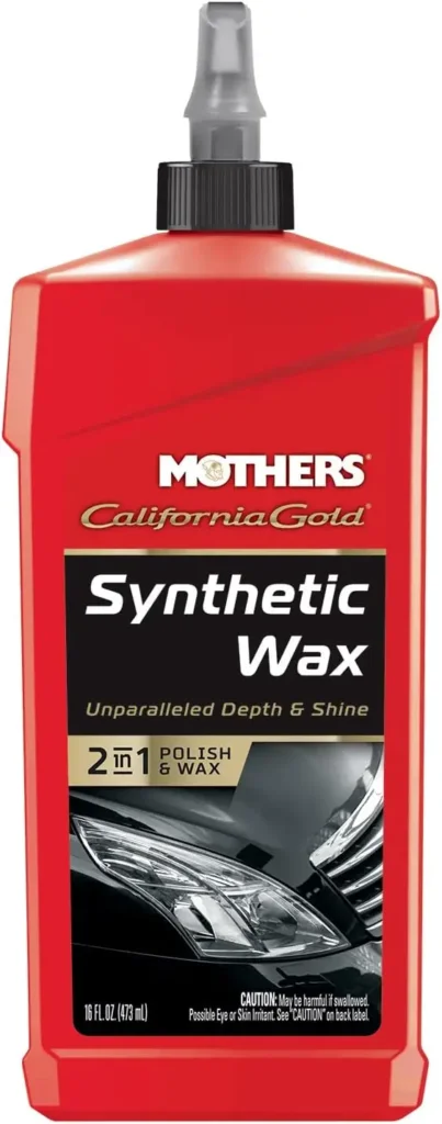 Mothers 05716 California Gold Synthetic Wax Liquid, 16 oz.
