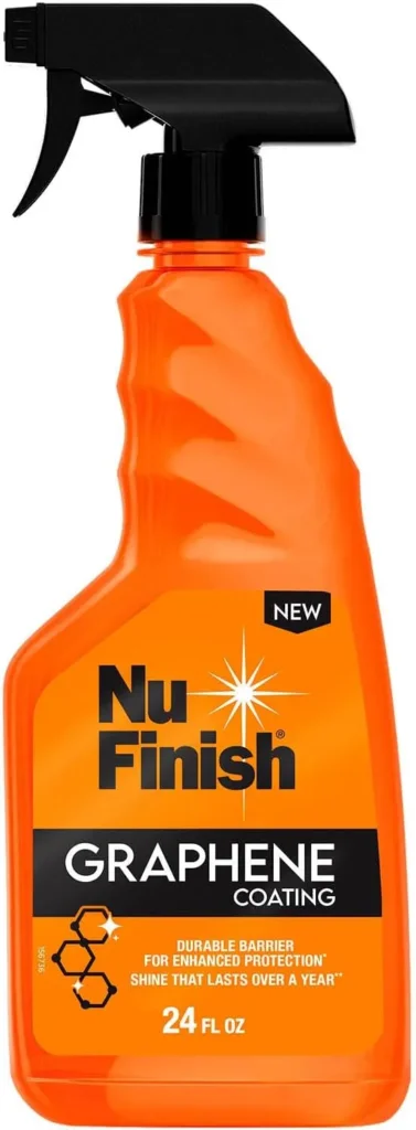 Nu Finish Graphene Coating Spray for exterior surfaces , Graphene + ceramic based technology, 24 Fl Oz