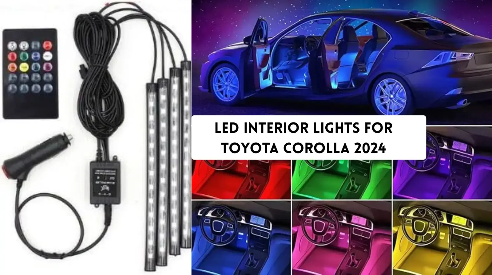LED Interior Lights for Toyota Corolla 2024