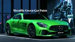Metallic Green Car Paint