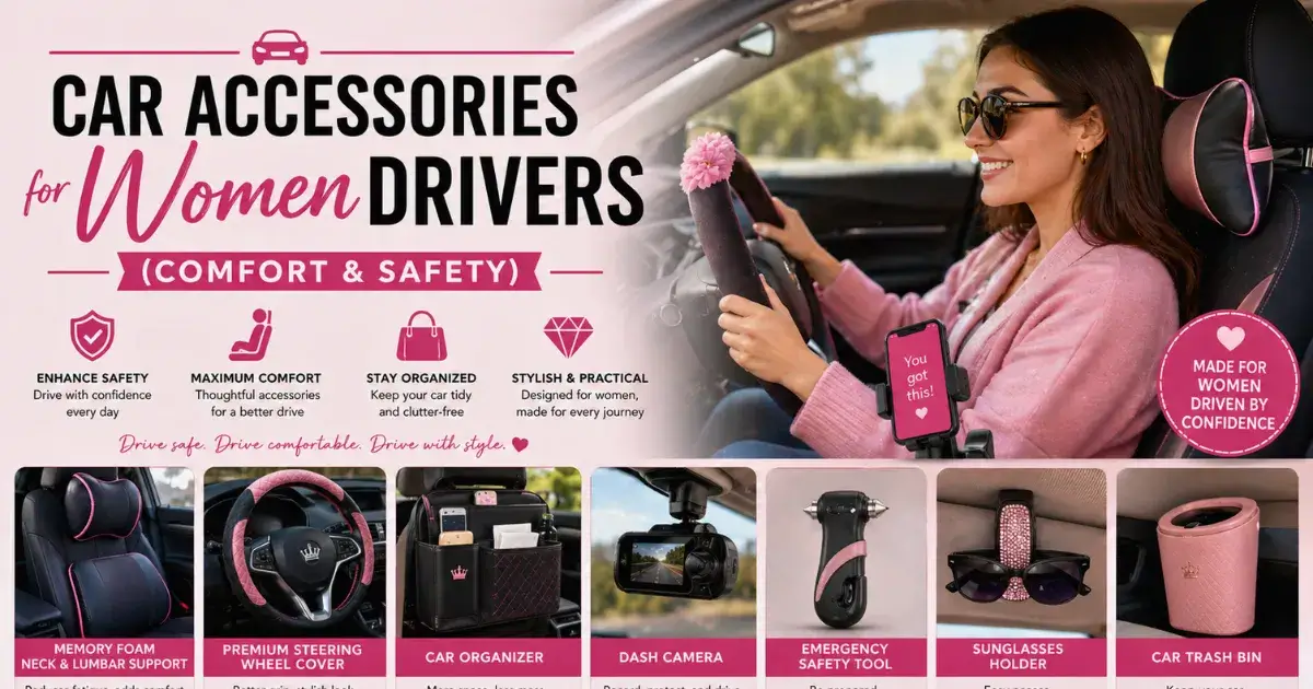 Top Car Accessories for Women Drivers