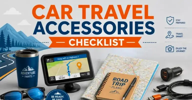 Car Travel Accessories Checklist